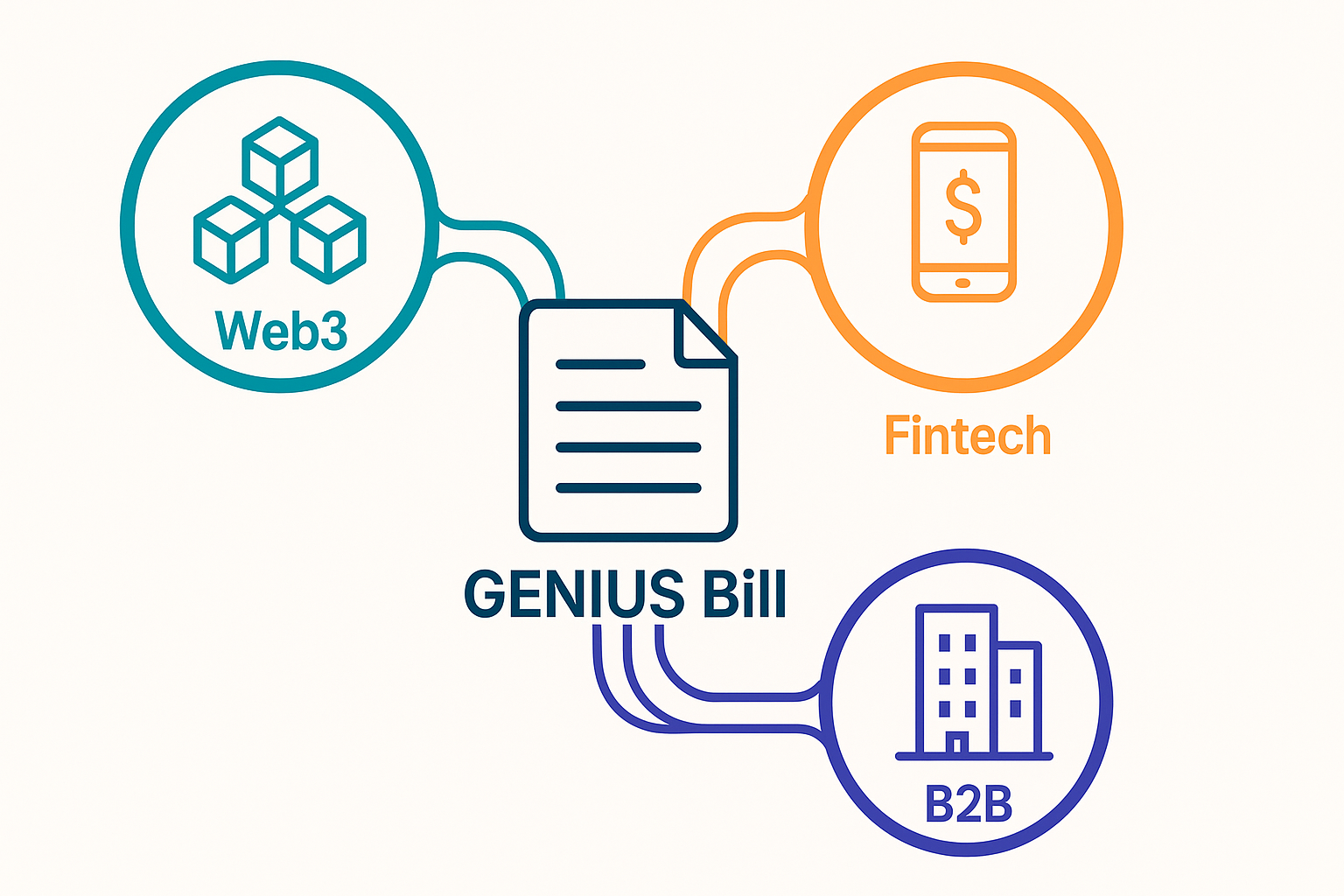 Three Industries Connected by Regulatory Framework