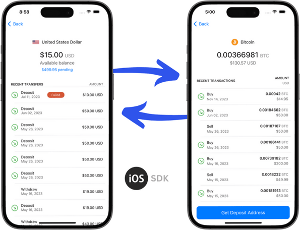 fiat onramp crypto offramp api infrastructure